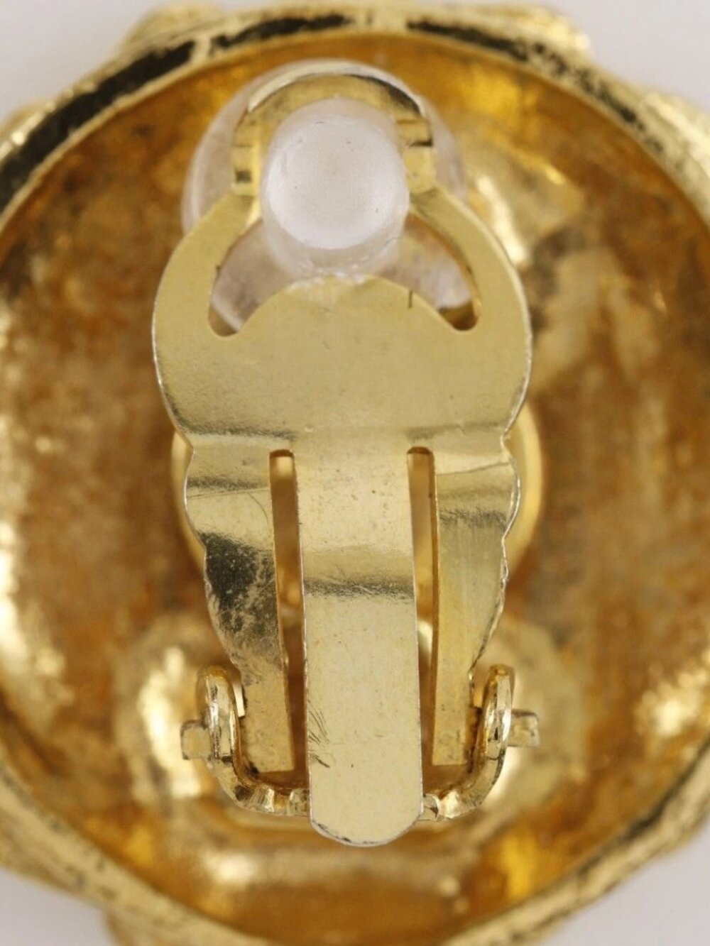 CHANEL Coco Mademoiselle Earring vintage Plated Gold 21.2g Women - Picture 7 of 9